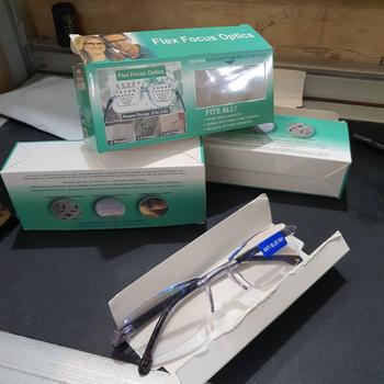 Product Review of Kacamata baca autofocus Flex focus optics anti radiasi Blueray from Tokopedia customer review 1