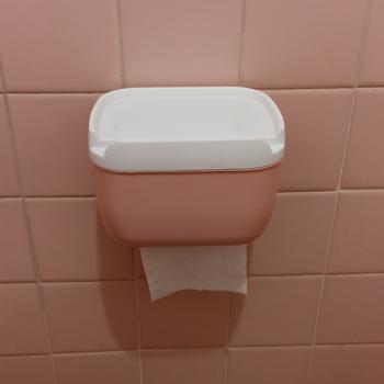 Product Review of Tempat Tisu Toilet Paper Tissue Holder Kamar Mandi WC"Marchesa from Tokopedia customer review 0