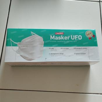 Product Review of Masker Onemed KF94 / Masker Onemed UFO isi 20 from Tokopedia customer review 3