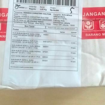 Product Review of SUN BUBUR SEREAL SUSU PISANG SACHET 20 GR X 1 PCS from Tokopedia customer review 2