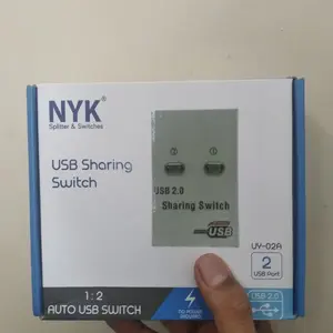 USB Sharing Data Switch for Printer 2 Port