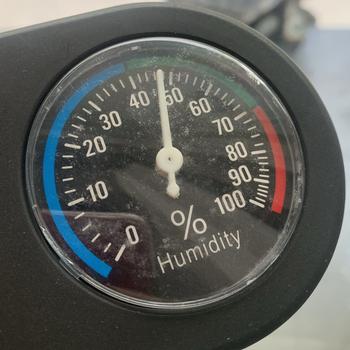 Product Review of Thermometer Hygrometer Reptil Kura Torto Double Disc Wet NOMOY NFF-54 from Tokopedia customer review 0
