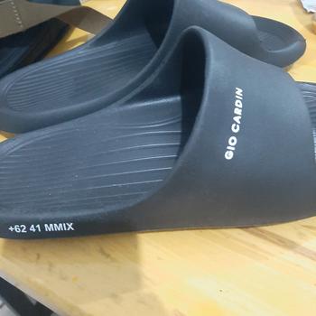Product Review of GIO CARDIN | G SLIDES | TRIPLE BLACK | UNISEX Sandal from Tokopedia customer review 0