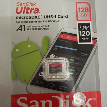 Product Review of Micro SD 128GB Sandisk Ultra A1 UHS-I up to 120Mb/s - Garansi Resmi from Tokopedia customer review 0
