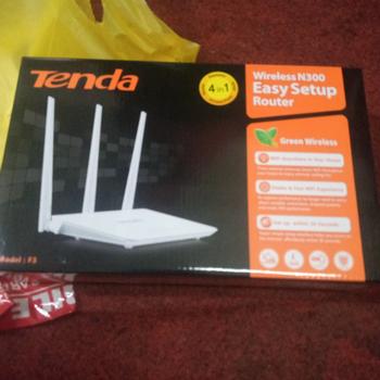Product Review of TENDA F3 Wireless Router+Extender+Access Point Wifi Repeater from Tokopedia customer review 1