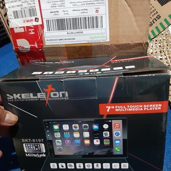 Product Review of TV MOBIL HEAD UNIT SKELETON SKT-8197 7" BODY PENDEK FULL GLASS from Tokopedia customer review 1