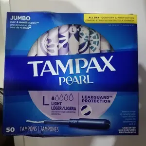 Tampon Tampax Pearl Jumbo with applicator