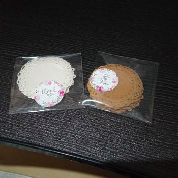 Product Review of kertas doily mini isi 4 hiasan doilie scrapbook from Tokopedia customer review 0