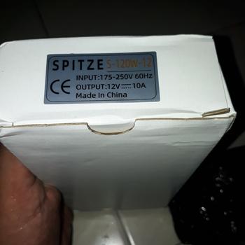 Product Review of SPITZE Trafo Adaptor Power Supply 12V 10A 120W DJAMIN FULL POWER GARANSI 3BLN power supply titanium from Tokopedia customer review 2