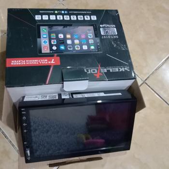 Product Review of TV MOBIL HEAD UNIT SKELETON SKT-8197 7" BODY PENDEK FULL GLASS from Tokopedia customer review 0