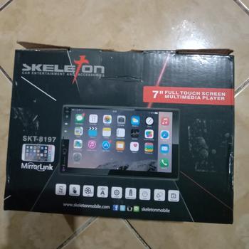 Product Review of TV MOBIL HEAD UNIT SKELETON SKT-8197 7" BODY PENDEK FULL GLASS from Tokopedia customer review 1