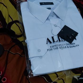 Product Review of JUMBO XXL -XXXXL Alisan Kemeja Pria Polos Putih Reguler Lengan Panjang from Tokopedia customer review 0