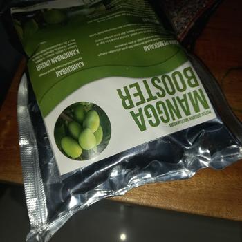 Product Review of Pupuk Booster Mangga - Pupuk organik pelebat buah, menyuburkan tanaman, dan memperkuat tanaman Mangga Alami Tumbuhan from Tokopedia customer review 0