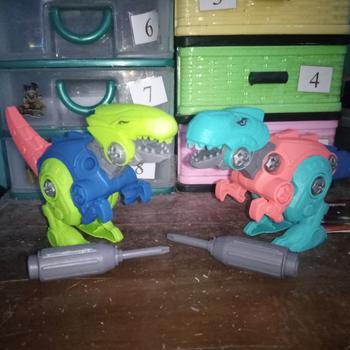 Product Review of TAIYO Mainan Anak DIY Dino Dinosaurus Rakit Edukasi Obeng Puzzle Dinosaur from Tokopedia customer review 1