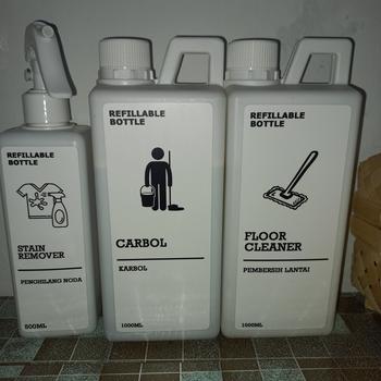 Product Review of TEMPAT LAUNDRY AESTHETIC/WHITE SERIES/TEMPAT DETERJEN/BOTOL REFIL from Tokopedia customer review 0