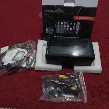 Product Review of TV MOBIL HEAD UNIT SKELETON SKT-8197 7" BODY PENDEK FULL GLASS from Tokopedia customer review 0