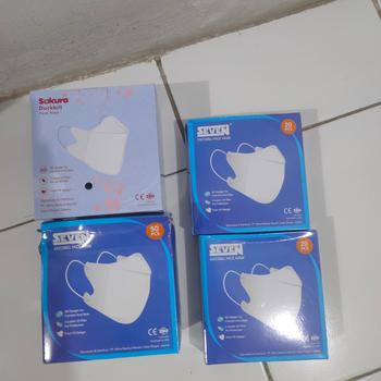 Product Review of Masker Seven Duckbill 4ply isi 50 / Masker Duckbill 4 ply from Tokopedia customer review 0