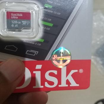 Product Review of Micro SD 128GB Sandisk Ultra A1 UHS-I up to 120Mb/s - Garansi Resmi from Tokopedia customer review 0