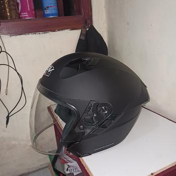 Product Review of HELM Half Face RSV SV300 BLACK DOFF Motorcycle from Tokopedia customer review 3