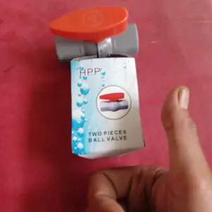 Ball Valve PVC 1/2 inci - Stop Keran Plastik - Stop Kran PVC