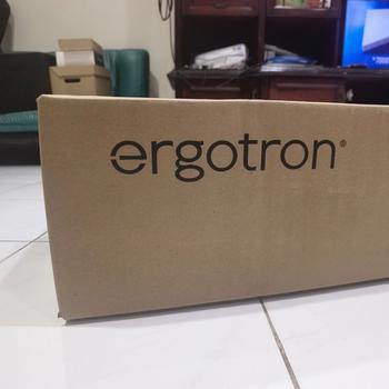 Product Review of Ergotron HX Desk Monitor Arm with HD Pivot - Black (45-647-224) from Tokopedia customer review 0