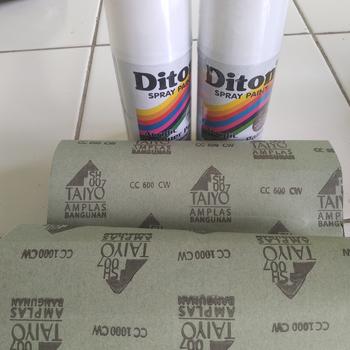 Product Review of Amplas Kertas Lembaran Taiyo 60 80 100 150 180 240 600 1000 2000 from Tokopedia customer review 0