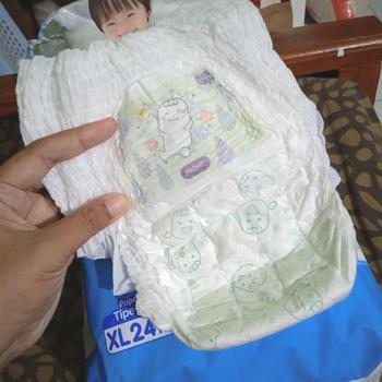 Product Review of mamypoko comfort skin s l xl xxl from Tokopedia customer review 0