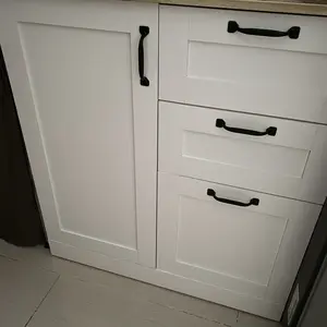 Pira Bavarian - Ashley SB80 Bufet Dapur Putih Kayu Terang - White Yellow Oak