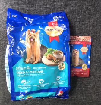 Product Review of SmartHeart Makanan Anjing Kering Dry Dog Food Small Breed Chicken & Liver Flavor 1.3 Kg from Tokopedia customer review 0