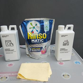 Product Review of TEMPAT LAUNDRY AESTHETIC/WHITE SERIES/TEMPAT DETERJEN/BOTOL REFIL from Tokopedia customer review 0