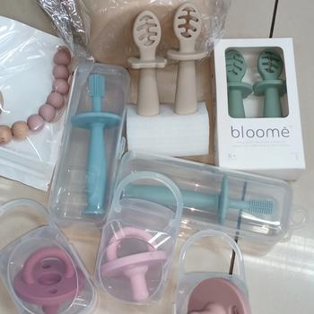 Product Review of BLOOME Baby Palm Grip Training Utensils - Stage 1 Silicone Dip Spoon from Tokopedia customer review 0