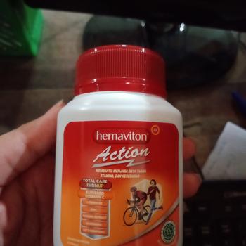 Product Review of hemaviton Action ImunUp Botol isi 30 Kapsul [Exp : 10.2025] from Tokopedia customer review 0