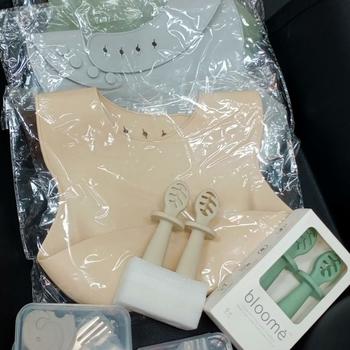 Product Review of BLOOME Baby Palm Grip Training Utensils - Stage 1 Silicone Dip Spoon from Tokopedia customer review 0