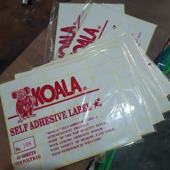Product Review of Kertas Sticker Label Koala 103 & 121 - 121 from Tokopedia customer review 0
