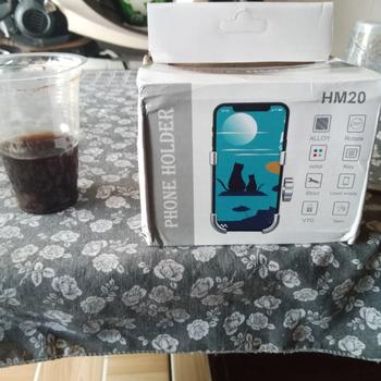 Product Review of Holder hp spion BESI penahan ponsel penyangga pencagak pegangan stand handphone di motor original kuat aman anti slip mudah di gunakan NB20 from Tokopedia customer review 2