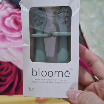 Product Review of BLOOME Baby Palm Grip Training Utensils - Stage 1 Silicone Dip Spoon from Tokopedia customer review 0