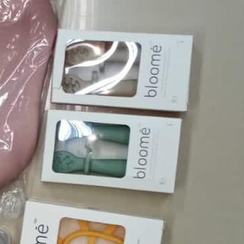 Product Review of BLOOME Baby Palm Grip Training Utensils - Stage 1 Silicone Dip Spoon from Tokopedia customer review 0