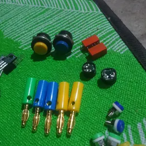 AC 125V 250V R13-507 Round Cap Momentary Push Button Switch