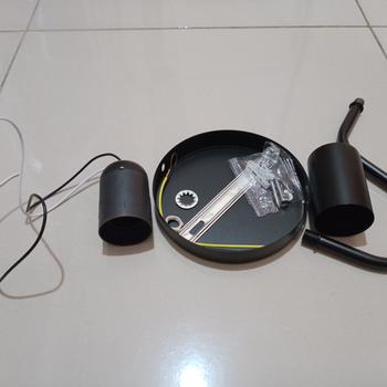 Product Review of Fitting Lampu Tempel Retro - Kap Dinding Gantung Minimalis Industrial from Tokopedia customer review 1