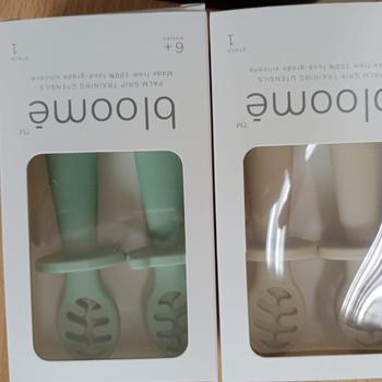Product Review of BLOOME Baby Palm Grip Training Utensils - Stage 1 Silicone Dip Spoon from Tokopedia customer review 1