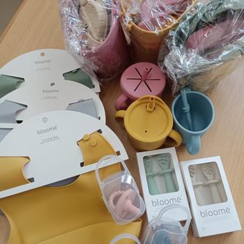 Product Review of BLOOME Baby Palm Grip Training Utensils - Stage 1 Silicone Dip Spoon from Tokopedia customer review 0