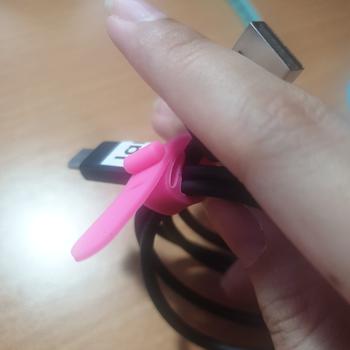 Product Review of Pengikat Kabel / Penggulung Cable / Binder Klip Cable / Cord Holder from Tokopedia customer review 2