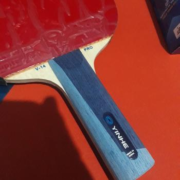 Product Review of Yinhe V14 PRO - ST - Blade Pingpong/Kayu Pingpong/Kayu Tenis Meja Bat Bet Tenis Meja from Tokopedia customer review 0