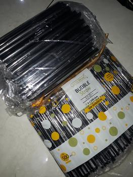 Product Review of [100 pcs] Sedotan 12 mm 21 cm Hitam Boba Bubble Steril Bungkus Plastik from Tokopedia customer review 0