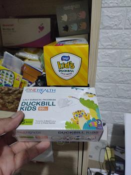 Product Review of Masker Duckbill Kids OneHealth isi 25 Pcs from Tokopedia customer review 0