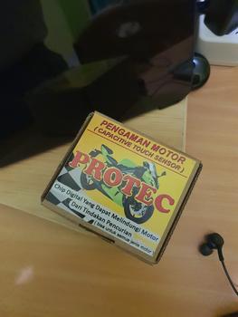Product Review of key touch kunci rahasia alarm pengaman motor sensor sentuh jari PROTEC from Tokopedia customer review 0
