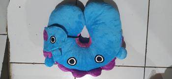Product Review of (FREE PENUTUP MATA )Bantal leher bt korea kpop 8karakter Bed Hadiah from Tokopedia customer review 0