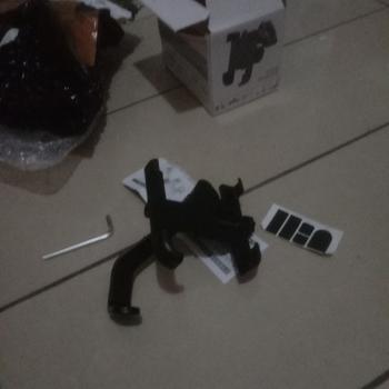 Product Review of Holder hp spion BESI penahan ponsel penyangga pencagak pegangan stand handphone di motor original kuat aman anti slip mudah di gunakan NB20 from Tokopedia customer review 0