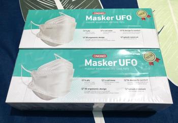 Product Review of Masker Onemed KF94 / Masker Onemed UFO isi 20 from Tokopedia customer review 0