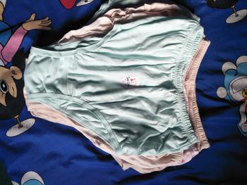 Product Review of 3 pcs - Celana Dalam Wanita Sweet Love Original / Bahan Kaos Tebal / bahan katun / mtoif polos/ Size L LL LLL LLLL from Tokopedia customer review 0